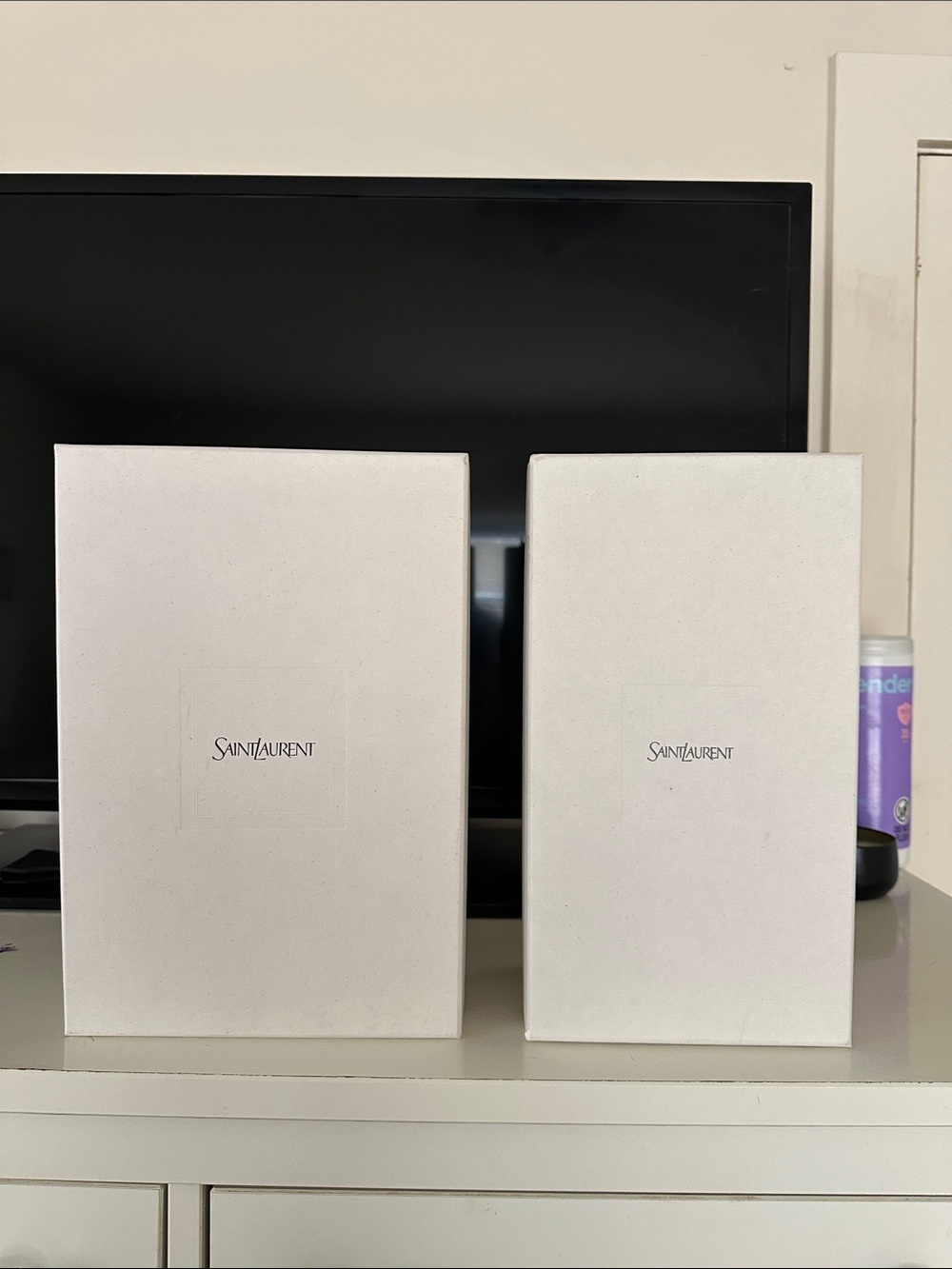 Saint Laurent Cream Shoe Boxes (Pair)his & hers LE LOAFER 2 tribute O5 Flats